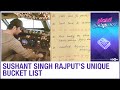 Sushant Singh Rajput's UNIQUE bucket list of which he completed 12 out of 50 goals