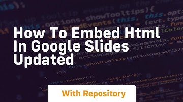 How to embed html in google slides updated