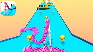 HAIR RUSH 👸✂️ NEW GAME UPDATE All Levels Gameplay Walkthrough iOS, Android (Max Level 75-78)