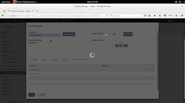Odoo Dynamic Product Small Label