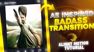 AE INSPIRED BADASS transition 😲🔥[ alight motion ] tutorial  @h46oon