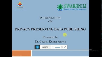 Introduction to Privacy Preserving Data Publishing