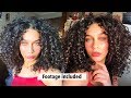 How to cut curly hair/Cutting my hair off |Jayme Jo