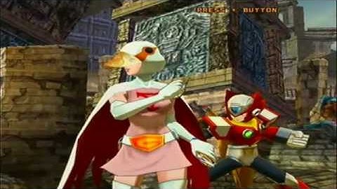 Tatsunoko vs. Capcom Arcade Mode - Kaijin no Soki/Casshan Playthrough, Part 1