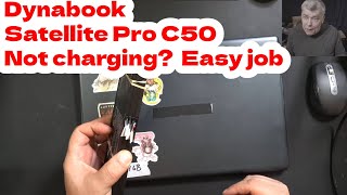 Dynabook Toshiba Satellite Pro C50 not charging board repair - when everything goes wrong