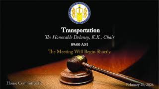 Virginia House of Delegates - Transportation Committee Meeting - 2026-02-26