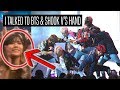 I TALKED TO BTS & SHOOK V'S HAND AT AMAs!