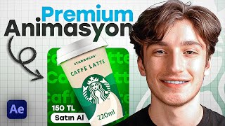 Premium Gözüken Minimal Starbucks Animasyonu Nasıl Yapılır (After Effects)