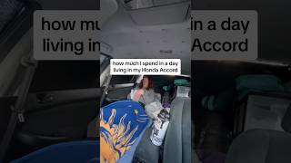 How Much I Spend Living in my CAR #carcamper #carcamping #campingcarlife Resimi