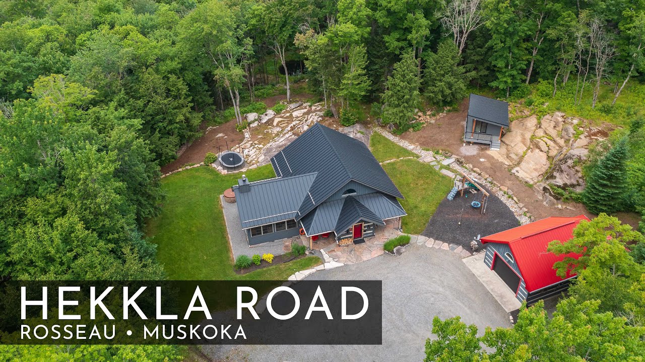 Log Home on Stunning Property near Rosseau Chestnut Park Muskoka Real Estate YouTube
