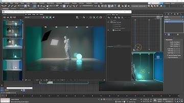 VRAY 3DS Videocourse - 06 - Artificial Lights, Ambient Light, Sphere, Plane, Disc, Rectangle, Spot