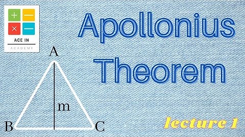 Apollonius Theorem || Length of the median || [ Geometry ]