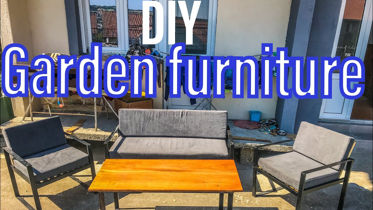 Garden furniture DIY - YouTube