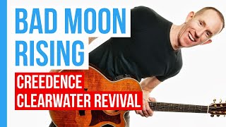 Bad Moon Rising ★ Creedence Clearwater Revival ★ Guitar Lesson [with PDF]