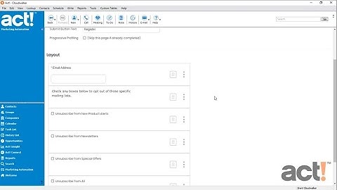 Act! Training Videos: AMA - Using the Preference Center