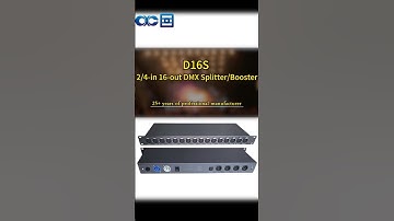 Professional 16 channels #stagelighting #dmx #dmx512controller -D16S #dmxsplitter #stagelight #rdm