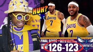 WE BARELY BEAT THE HORNETS! BLEW 14 POINT LEAD?! Lakers Game Recap