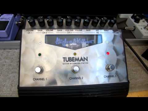 Hughes and Kettner, Tubeman 2 preamp demo, Msm workshop