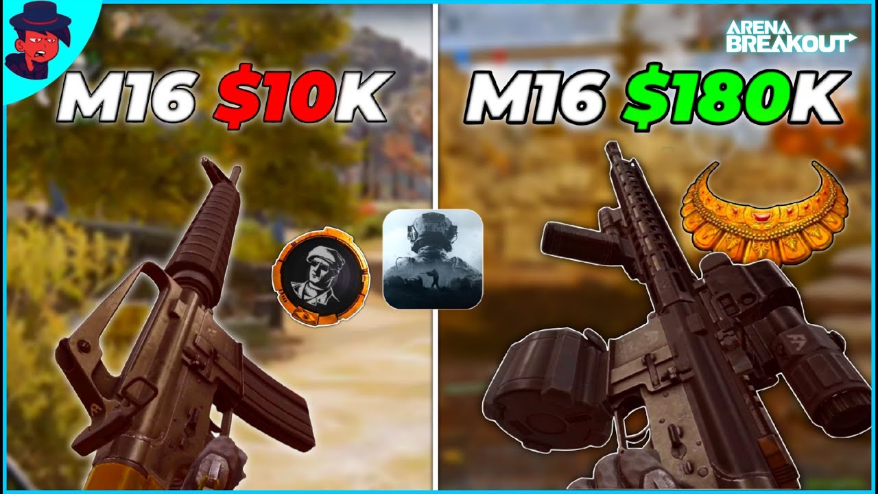 ¡M16 BARATA VS M16 CARA ¡ME ENFRETO A UN ROBA LOOT y TERMICOS 😐! en ARENA BREAKOUT | Crinix