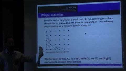 Symplectic embeddings from concave toric domains into convex ones - Dan Cristofaro-Gardiner