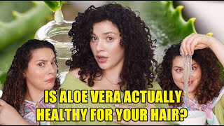 IS ALOE VERA ACTUALLY HEALTHY FOR YOUR HAIR? (myths + aloe verafree product recommendations)