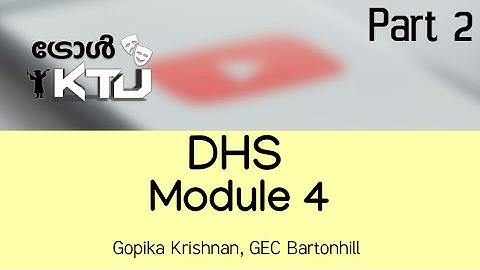 Design of Hydraulic Structures- DHS CE302- Module 4 Part 2 - S6 Civil KTU