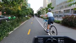4K Brooklyn Bridge New Bike Lane -  Manhattan to Brooklyn  - 2021 SEP 18 - Real Sounds Unedited NYC