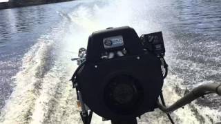 25hp Mud Walker surface drive hole shot