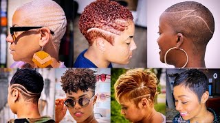 Short Haircuts And Hairstyles Ideas For Black Women | Pixie Haircuts  | Low Cut Hairstyles | TWA