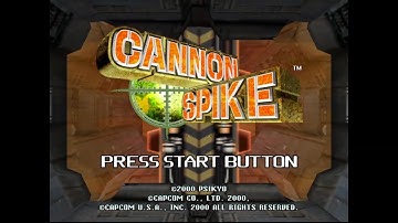 Cannon Spike - Sega Dreamcast - Intro & Title Screen