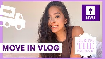 NYU Move In Vlog during the PANDEMIC - Fall 2020