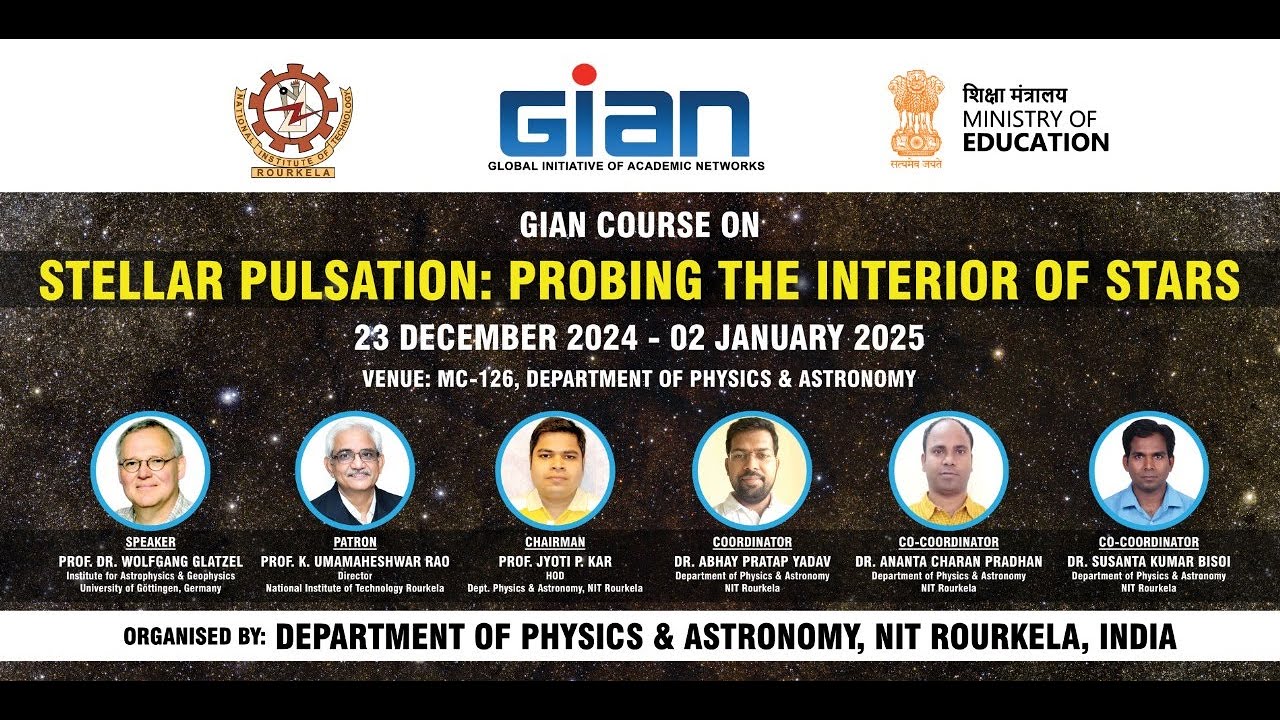 Day 4 | "Stellar Pulsation: Probing the Interior of Stars"