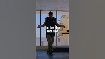 Easy knee Drop tutorial in 3 steps #howtobreakdance #dancetutorial #trendingdance #easymoves