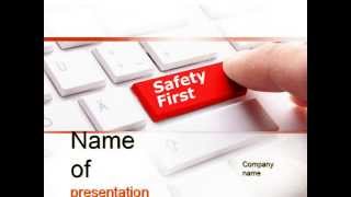 Computer Safety First PowerPoint Template