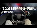 Tesla 2024 Model 3 | Full Self Drive POV | Night Time Cruise