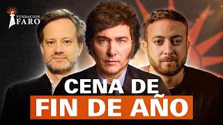 Javier Milei en Faro: Cena de fin de año de la Fundación Faro