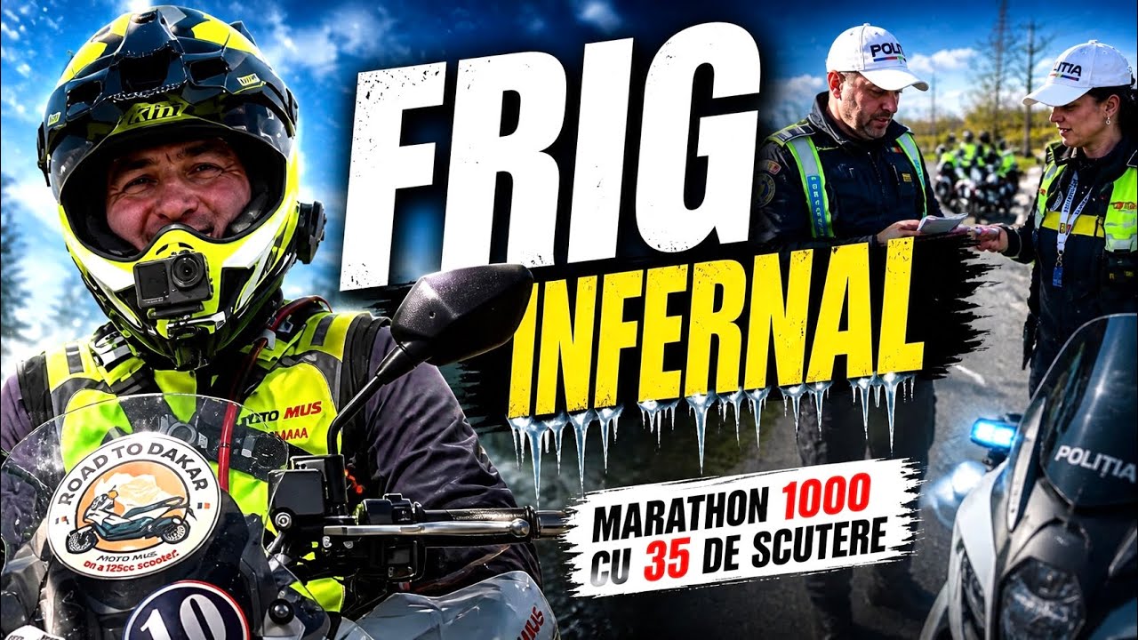 1000HOUR HEARING MARATHON 2020/6〜2021/5 With 35 SCOOTERS to the SEA! We crossed ROMANIA 🇷🇴 MARATHON 1000
