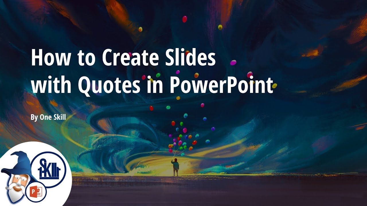 starting a presentation with a quote