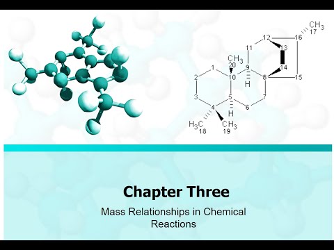 Chem 110 Chapter 3 الكيمياء للسنة التحضيرية ك 110  الفصل الثالث