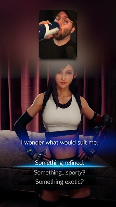 When Tifa asks you to dress her... #finalfantasy #ffvii #tifa