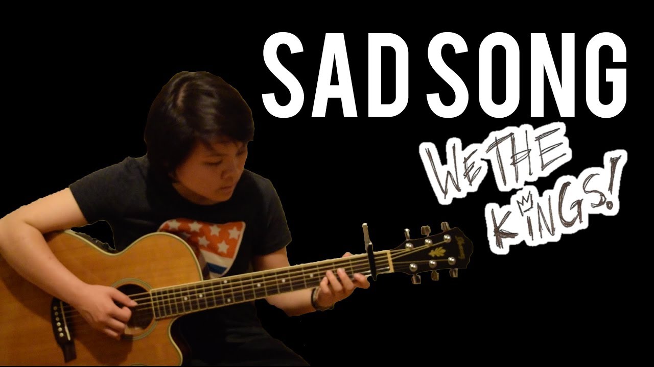 Sad Song We The Kings Fingerstyle Cover Free Tabs Youtube