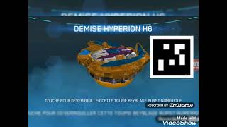 Qr code ribfire demise hyperion H6 beyblade burst surge app speed storm