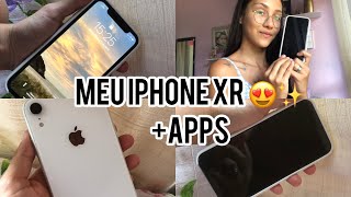 Meu iPhone XR😍✨+ APPS|| meu primeiro vídeo do canal!