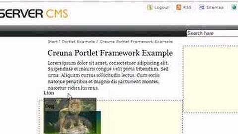 Creuna Portlet Framework #1