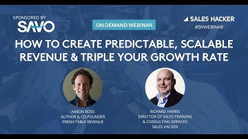 How to Create Predictable, Scalable Revenue and Triple Your Growth Rate