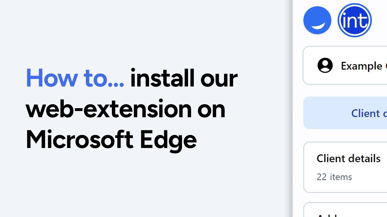 How to install our web extension on Microsoft Edge | ZeroKey - YouTube