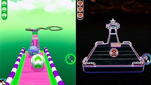 Sky Rolling Ball 3D Vs Reverse Video Gameplay New Update Part 3