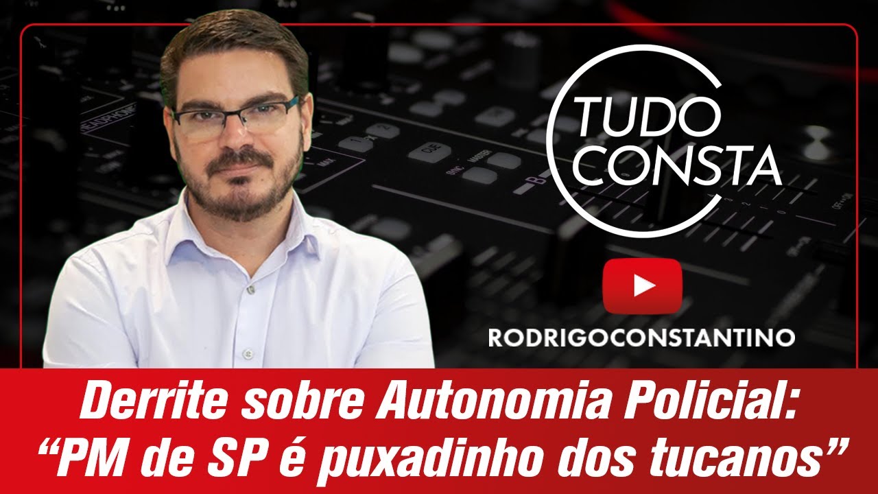 Derrite sobre autonomia policial: “PM de SP é puxadinho dos tucanos”