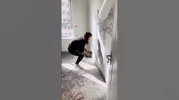 Process of putty scraping Good tools can increase work efficiency