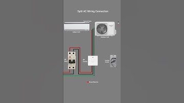 Split AC Wiring Connection. #shorts #short || shorts || short || Excel Electric ||